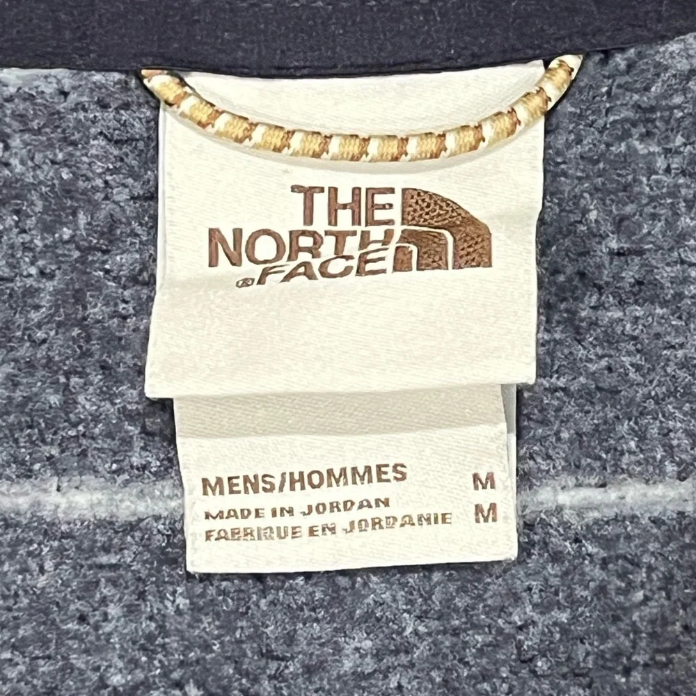 Men’s Medium The North Face Quarter Zip Navy Fisherman Naval Pattern Sweater